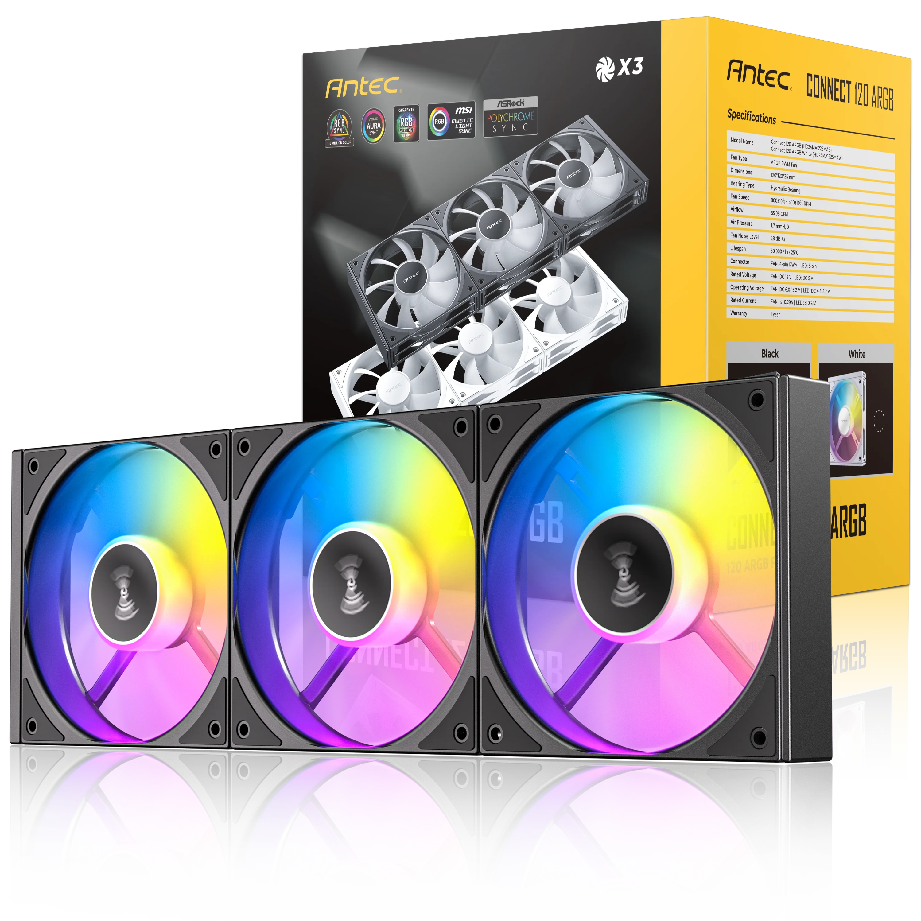 Connect 120 ARGB (3 Pack)