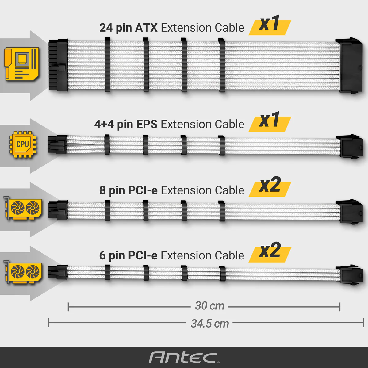 PSU Extension cable kit 6 pack - Image 39