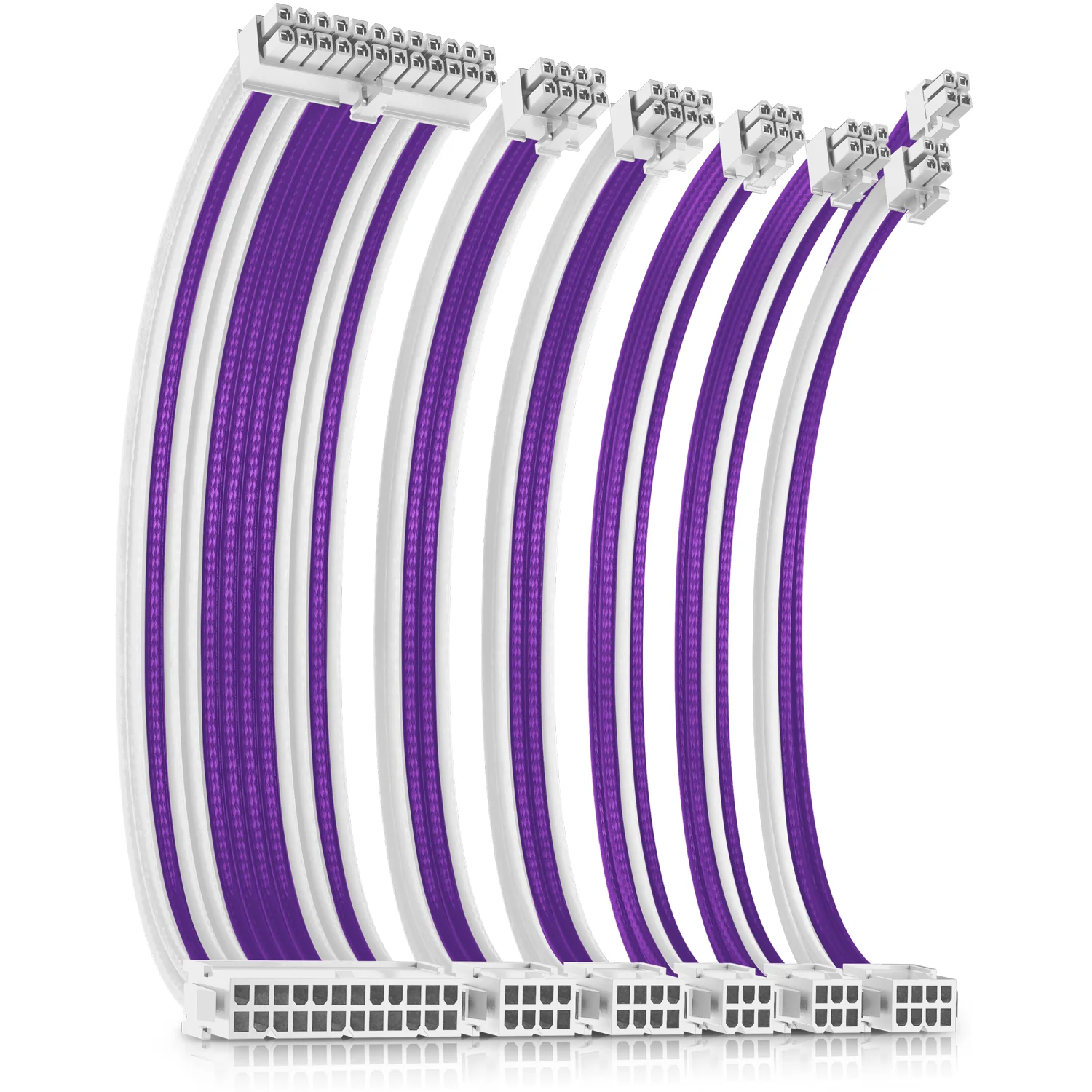 PSU Extension cable kits 6 pack (White Variants) - Image 3